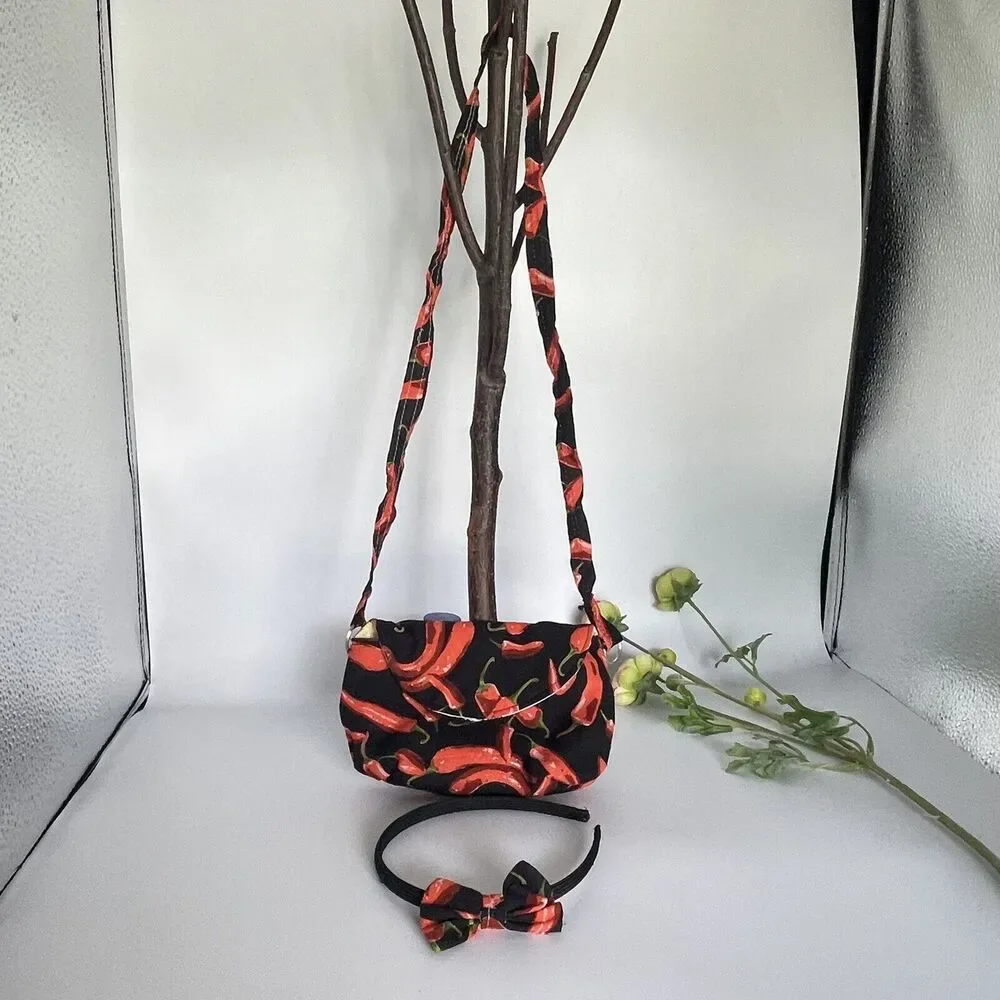 Girls Accessories Chili’s Purse Bag & Headband Set crossbody